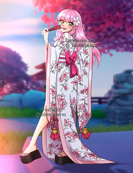 OC: Sakura (Created by @_SantaRicky