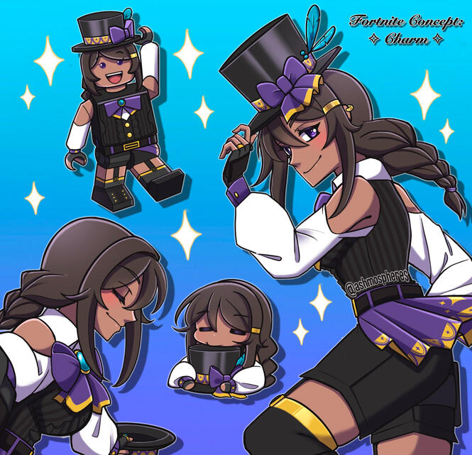 Fortnite Concept: Charm the Magician